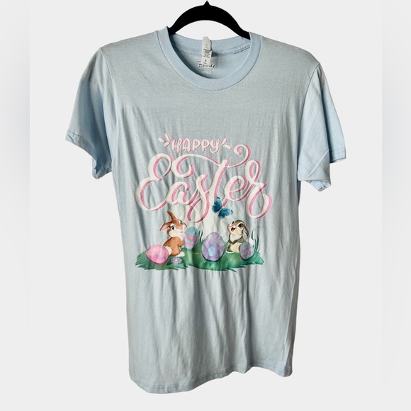 DISNEY Easter Baby Blue Short Sleeves Small/Medium T Shirt BNWOT - Picture 1 of 3